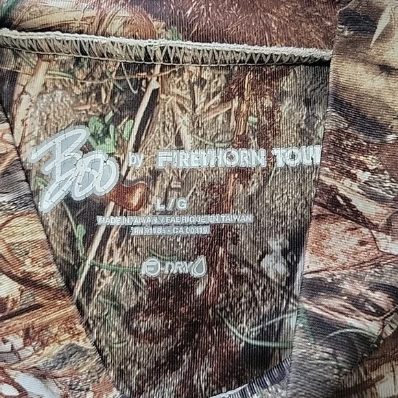 Men's Large Mossy Oak Shirt Camuflaje Short Sleeve T-Shirt - Picture 9 of 10